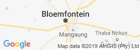 Bloemfontein map